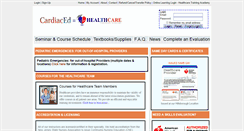 Desktop Screenshot of emergencycardiaccare.com