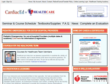 Tablet Screenshot of emergencycardiaccare.com